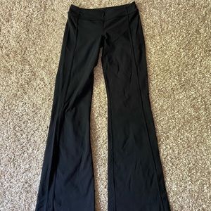 lululemon low rise flared pants